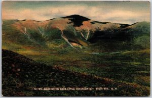 1941 Mt. Washington From Little Deception White Mountains New Hampshire Postcard