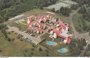 MAGOG, Quebec, Canada, 1950-1960's; Aerial View Of Auberge Cheribourg