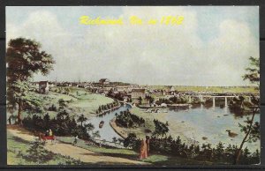 Virginia, Richmond - View Of Richmond 1862 - [VA-068]