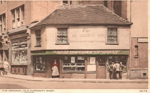 Vintage Postcard 1910's The Original Curiosity Shop London UK