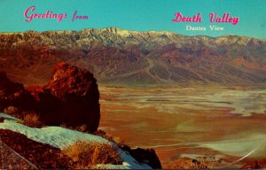 California Greetings From Death Valley Dantes View