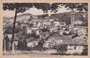 Italy Fiesole Panorama con peduta degli scavi romano