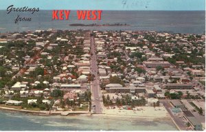 US    PC4475  AIR VIEW OF KEY WEST, FLORIDA