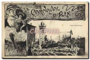 Old Postcard Carnival 1912 & # 39Aix Joust canavalesque