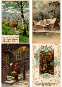 CHILDREN COMIC GREETINGS Mostly ARTIST SIGNED 2000 Vintage Postcards (L6149)