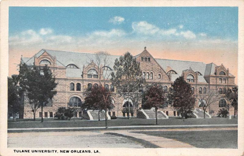 New Orleans Louisiana Tulane University Vintage Postcard AA62845