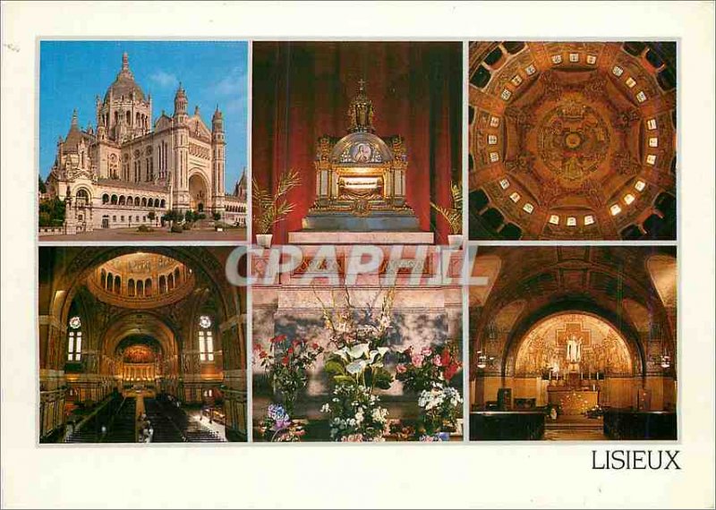 Modern Postcard Lisieux Basilica