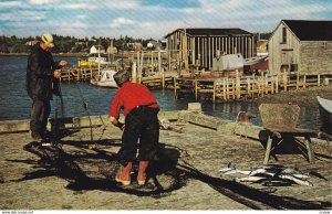 LITTLE HARBOR , Eastern Shore , Nova Scotia , Canada , 1950-60s Fishermen