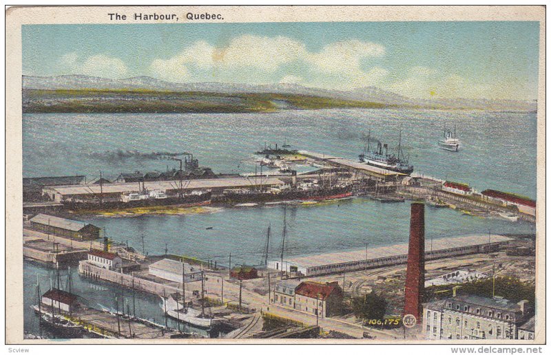 The Harbor , Quebec , Canada , 1910s