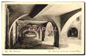 Old Postcard Annecy The arcades of the Rue Sainte Claire