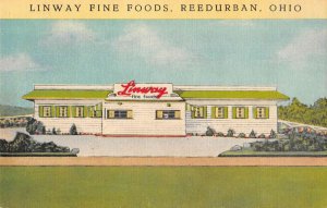 Reedurban Ohio Linway Fine Foods Restaurant Vintage Postcard AA15475