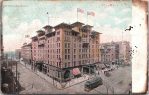 USA Chittenden Hotel Columbus Ohio Vintage Postcard 09.37