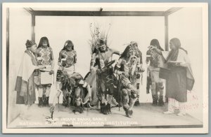 HOPI INDIAN SNAKE DANCE SMITHSONIAN VINTAGE REAL PHOTO POSTCARD RPPC