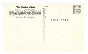 NH - Intervale (North Conway). The Chalets Motel ca 1950's