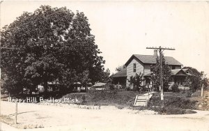 J36/ Bradley Michigan RPPC Postcard c1910 Happy Hill Homes Residence 150