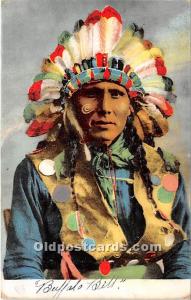 Buffalo Bill Indian Postcard