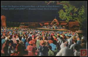 A Scene in Paul Green's The Lost Colony Roanoke Island, N.C.