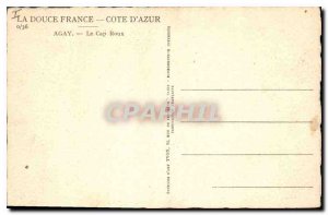 Old Postcard Agay Cape Roux