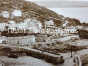 Cornwall MOUSEHOLE Harbour & Village - Old RP Postcard by Excel No.91