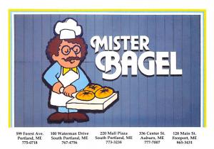 Mister Bagel Advertising Unused 