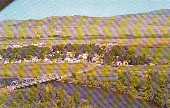 Birdseye View Of Ennis And The Madison Ennis Montana