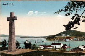 View of Gaspe, Quebec Vintage Postcard M16