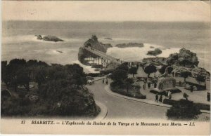 CPA Biarritz Esplanade du Rocher de la Vierge FRANCE (1126599)