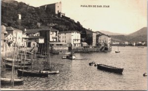 Spain Pasajes De San Juan Pasaia  Vintage Postcard  C070