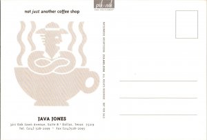 Continental Advertising Postcard- Java Jones Coffee Shop Dallas, Texas CD18