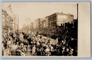 Massachusetts American Legion Nat'l Sony Louisville KY RPPC Photo Postcard