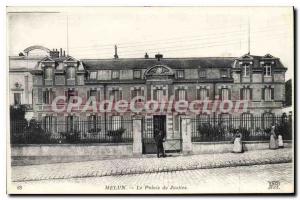 Old Postcard Melun The Plais of Justice