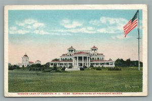 ELBERON NJ GENERAL SUMMER HOME OF PRESIDENT WILSON ANTIQUE POSTCARD