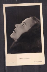 GERTRUD MEYEN, GERMAN ACTRESS, c1940 ppc., unused.