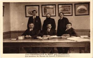 CPA Cave Cooperative de Mont PRES de CHAMBORD - Les membres du Bureau (208571)