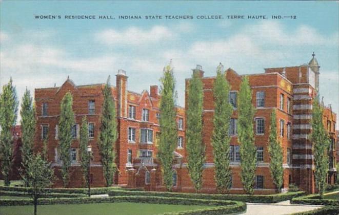 Indiana Terre Haute Women's Residence Hall Indiana State Teacgers College