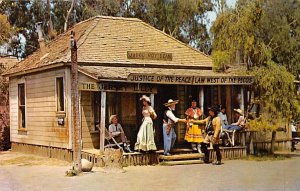 Judge Roy Bean's Saloon Ghost Town Buena Park, California USA View Postcard B...