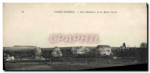 Old Postcard Saint Mihiel The Rocks and the Bois Carre