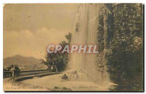 Old Postcard Nice Cascade du Chateau