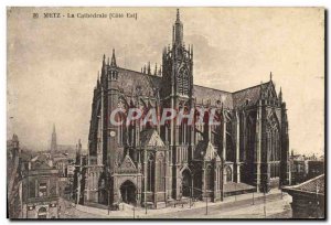 Old Postcard Metz Cathedral