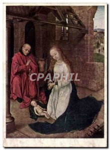 Postcard Modern Anbertung The Kindes Memling