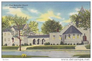 First Methodist Church, Decatur, Georgia, 1930-1950s