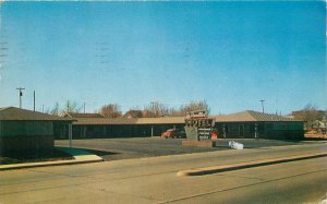 Postcard Texas Shamrock Rambler Motel Route 66 1958 Westco 23-7339