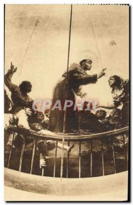 Old Postcard Goya La Figura De San Antonio in El grupo principal of Cupula