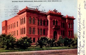 New Orleans, Louisiana - Sacred Heart Orphanage on Esplanade Ave - in 1908