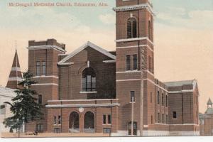 B77443 alta edmonton mc dougall methodist church   canada scan front/back image