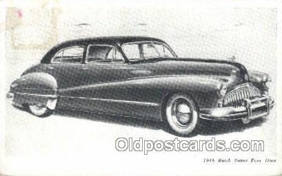 1946 Buick Super Four Door Automotive, Auto, Car 1950 light wear stain on car...