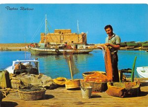 Lot 1 Cyprus paphos the harbour boat  fisherman