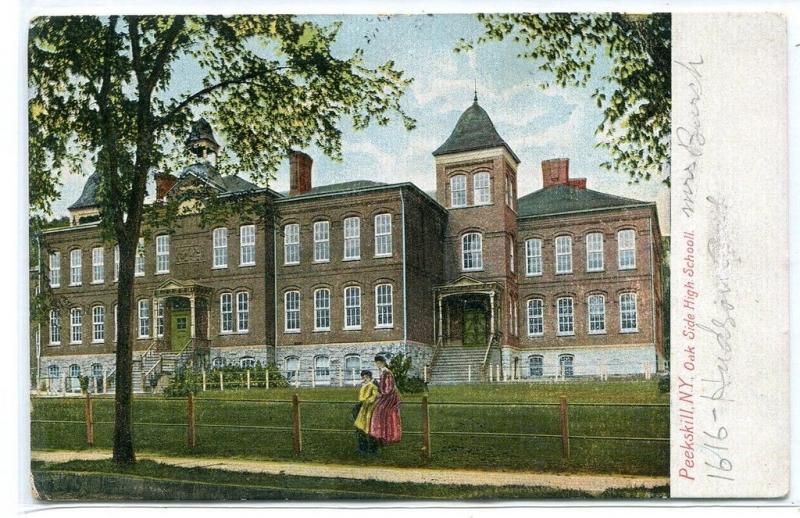 Oak Side High School Peekskill New York 1907c postcard