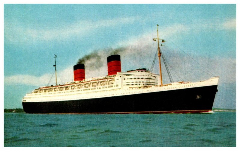 R M S Queen Elizabeth  , Cunard  Line