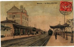 CPA AK BEAUNE - La Gare coté Voie (211241)